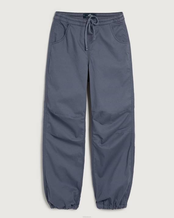 Hollister Kvinder faldskærmsbukser med justerbar højde 2H8Z615 bunde blå