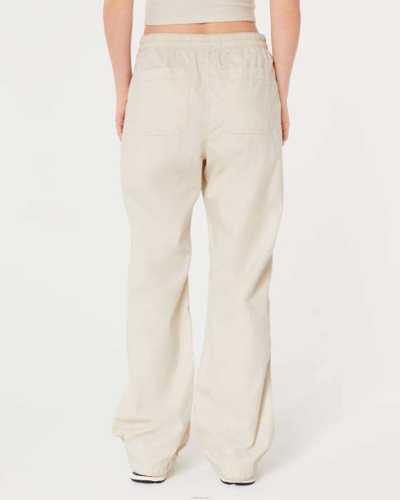 Hollister Kvinder faldskærmsbukser med justerbar højde 2H8Z676 bunde fløde