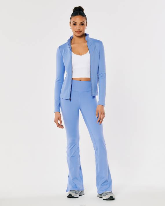 Hollister Kvinder gilly hicks aktive genopladningsbukser med splitsøm i høj talje 2H8Z747 bunde blå