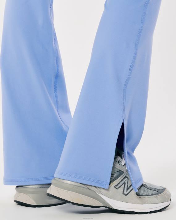 Hollister Kvinder gilly hicks aktive genopladningsbukser med splitsøm i høj talje 2H8Z747 bunde blå