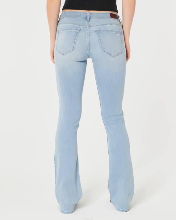 Hollister Kvinder low-rise let vask støvle jeans 2H8Z545 bunde let vask