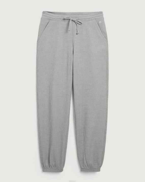 Hollister Kvinder gilly hicks hyggelige mikro vaffel joggers 2H8Z782 bunde lysegrå