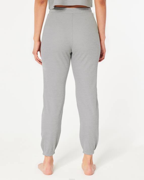 Hollister Kvinder gilly hicks hyggelige mikro vaffel joggers 2H8Z782 bunde lysegrå