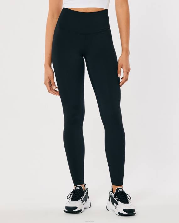 Hollister Kvinder gilly hicks active energize høje 7/8 leggings 2H8Z528 bunde sort