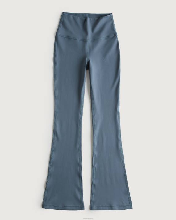 Hollister Kvinder gilly hicks active recharge mini flare legging 2H8Z760 bunde blå grå