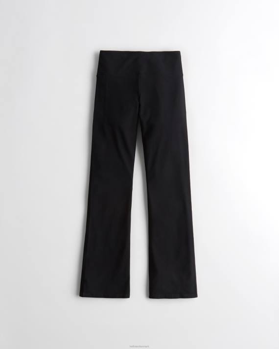 Hollister Kvinder ultra højtaljede bootcut leggings 2H8Z641 bunde sort