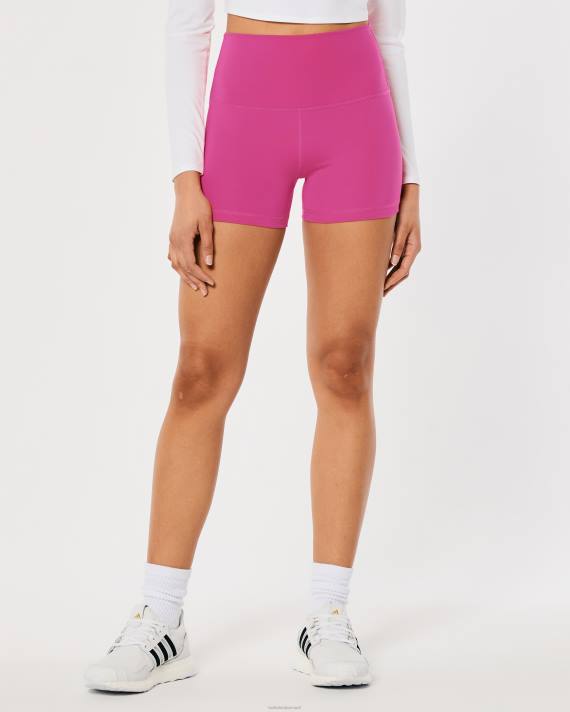 Hollister Kvinder gilly hicks aktiv genopladning højhus shortie 3\'\' 2H8Z622 bunde mørk pink