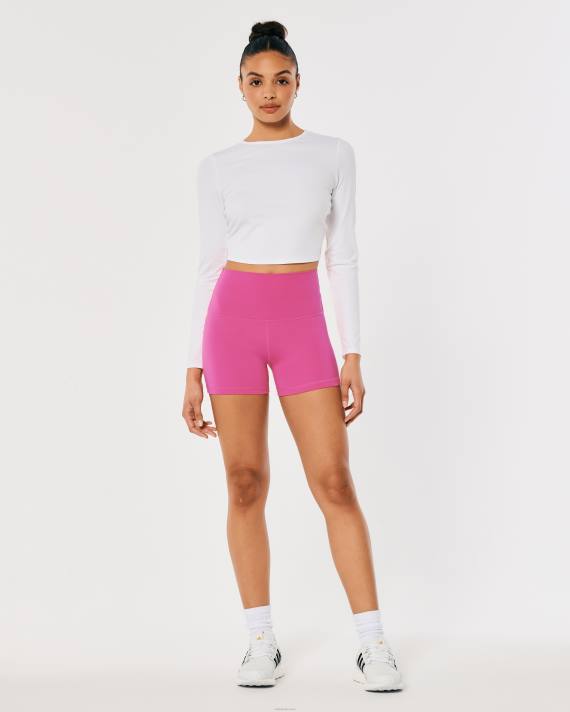 Hollister Kvinder gilly hicks aktiv genopladning højhus shortie 3\'\' 2H8Z622 bunde mørk pink