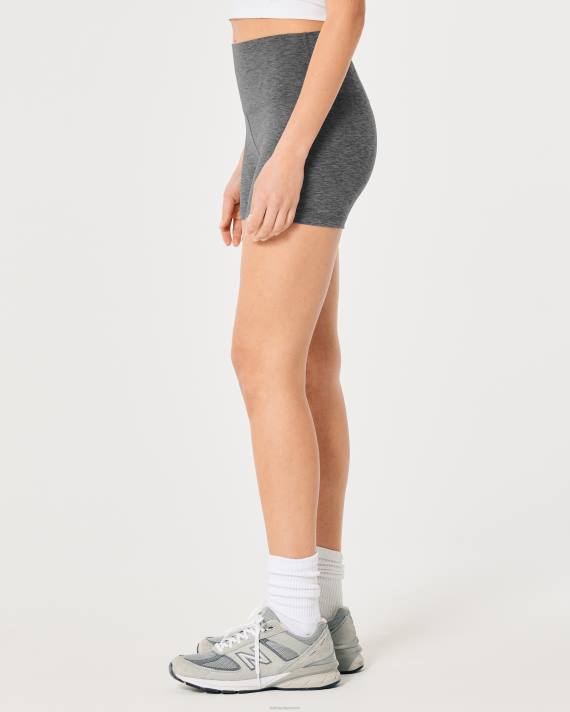 Hollister Kvinder gilly hicks aktiv genopladning højhus shortie 3\'\' 2H8Z625 bunde mørk gråmeleret