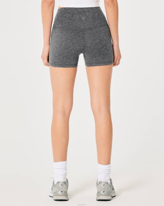 Hollister Kvinder gilly hicks aktiv genopladning højhus shortie 3\'\' 2H8Z625 bunde mørk gråmeleret