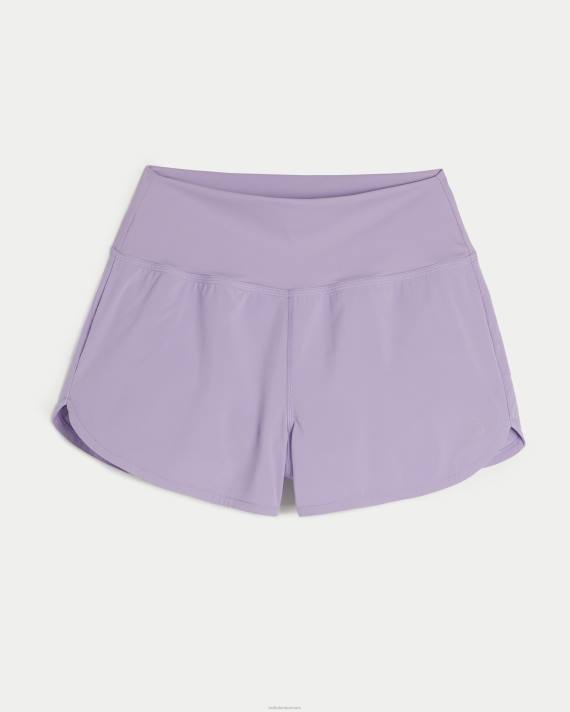 Hollister Kvinder gilly hicks aktive løbeshorts 2H8Z658 bunde lys lilla