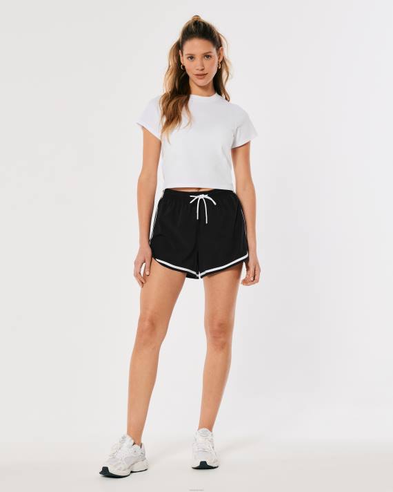 Hollister Kvinder gilly hicks aktive shorts 3\'\' 2H8Z644 bunde sort