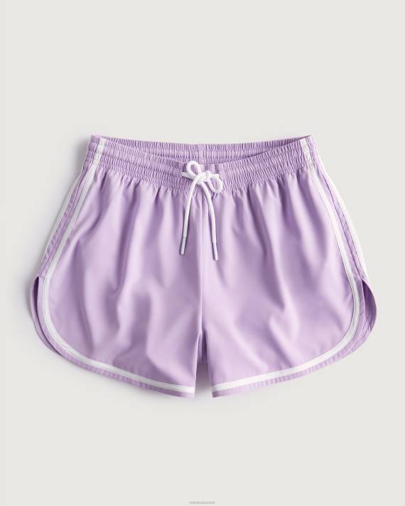 Hollister Kvinder gilly hicks aktive shorts 3'' 2H8Z768 bunde lavendel