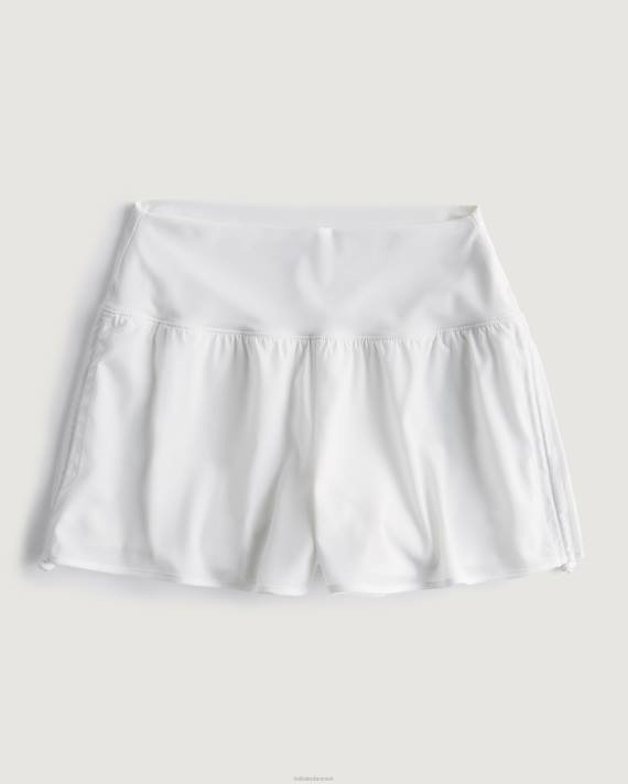 Hollister Kvinder gilly hicks aktive shorts med snoretræk i siden 3\'\' 2H8Z773 bunde hvid
