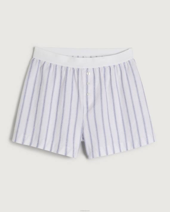 Hollister Kvinder gilly hicks boksere 2H8Z740 bunde lyseblå stribe