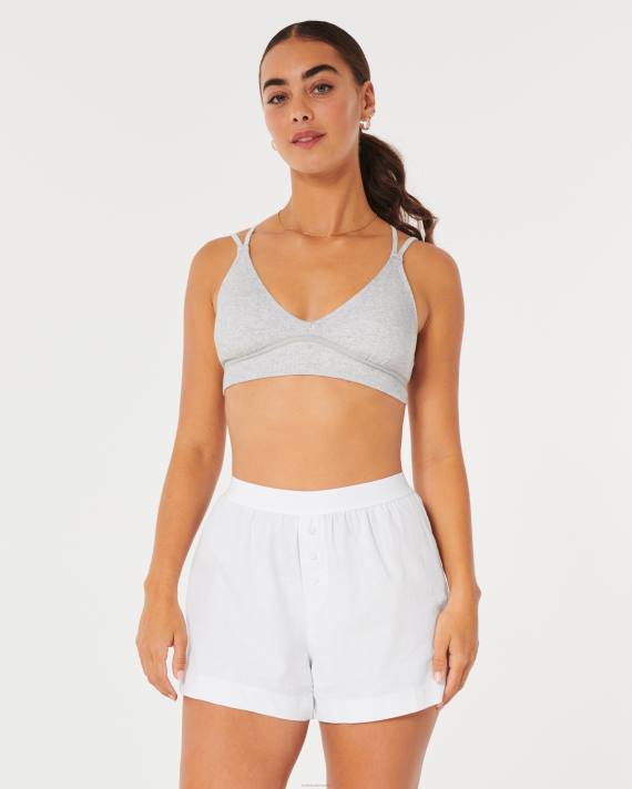 Hollister Kvinder gilly hicks boksere 2H8Z789 bunde hvid