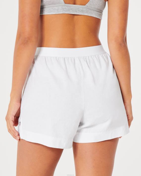 Hollister Kvinder gilly hicks boksere 2H8Z789 bunde hvid
