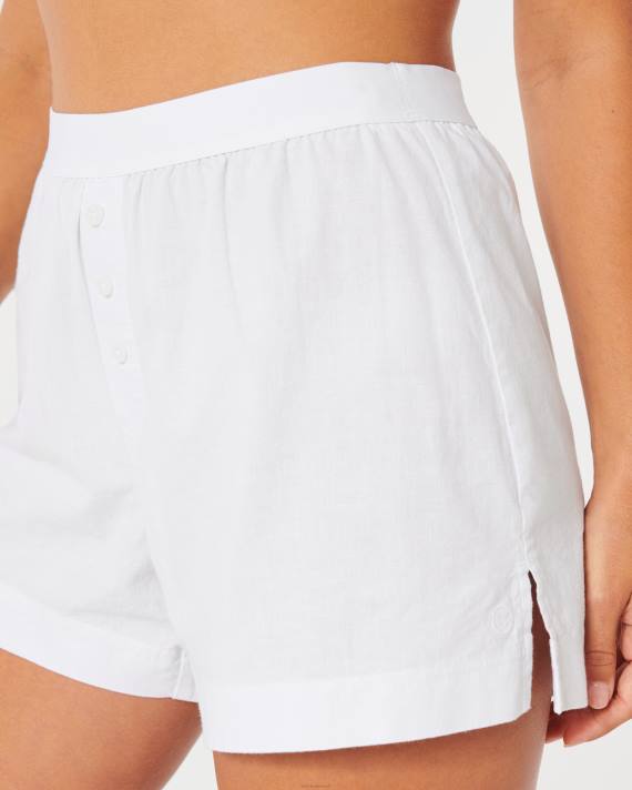 Hollister Kvinder gilly hicks boksere 2H8Z789 bunde hvid