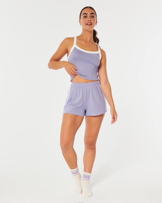 Hollister Kvinder gilly hicks hyggelige shorts 2H8Z696 bunde lys lilla