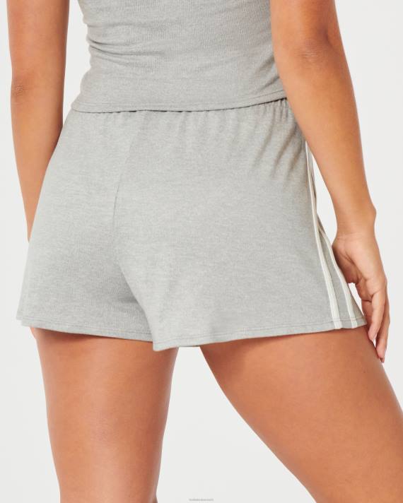 Hollister Kvinder gilly hicks hyggelige shorts 2H8Z731 bunde lys gråmeleret
