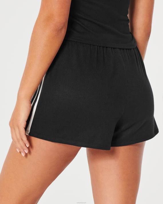 Hollister Kvinder gilly hicks hyggelige shorts 2H8Z786 bunde sort