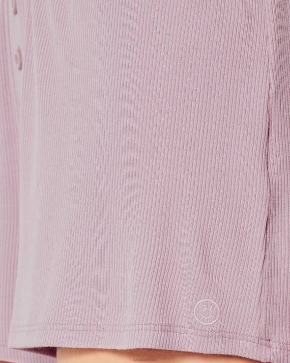 Hollister Kvinder gilly hicks jersey ribbede soveshorts 2H8Z783 bunde lyserød