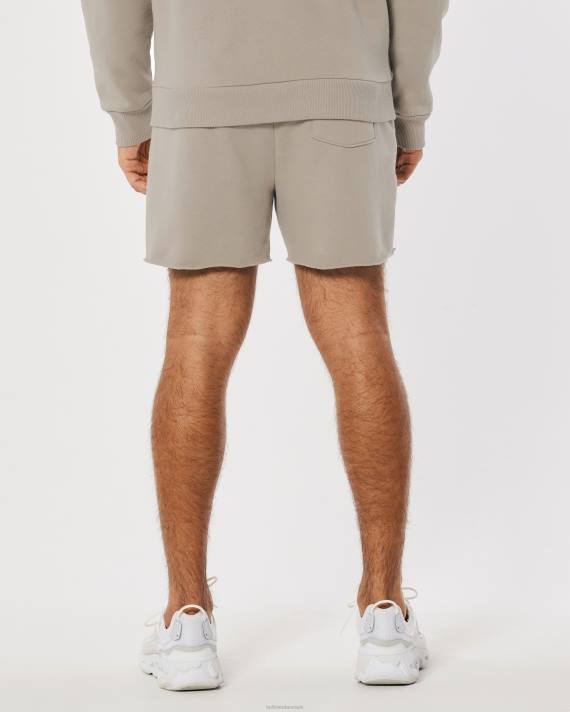 Hollister Kvinder gilly hicks smile-serie fleeceshorts med logo 2H8Z1411 bunde lysebrun