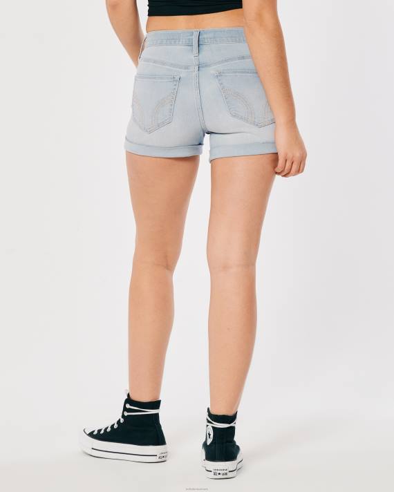 Hollister Kvinder high-rise let vask denim shorts 3\'\' 2H8Z499 bunde let vask