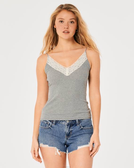 Hollister Kvinder lav talje distressed dark wash denimshorts 3\'\' 2H8Z532 bunde mørk vask rå søm