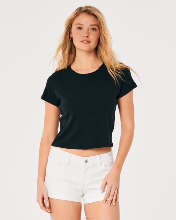 Hollister Kvinder lav talje hvide denimshorts 3\'\' 2H8Z605 bunde hvid