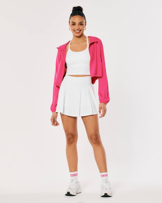 Hollister Kvinder gilly hicks aktiv energiser ultra højhus flutter skortie 2H8Z631 bunde hvid