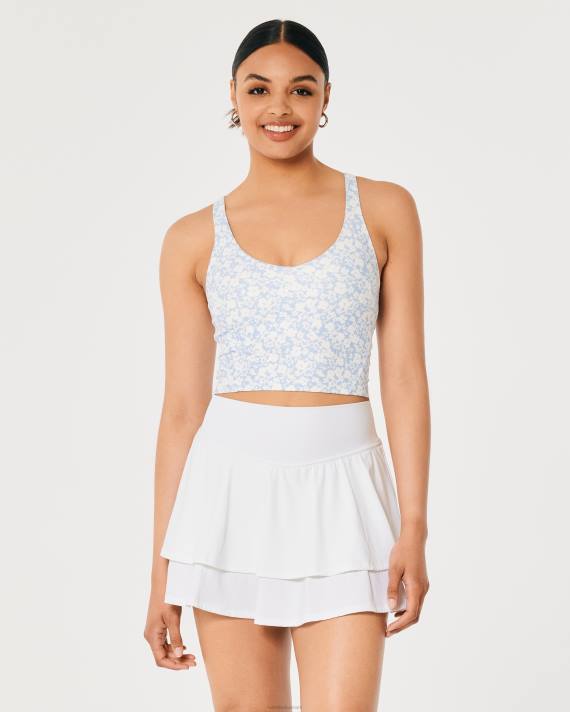 Hollister Kvinder gilly hicks aktiv energiser ultrahøjt lagdelt skortie 2H8Z627 bunde hvid