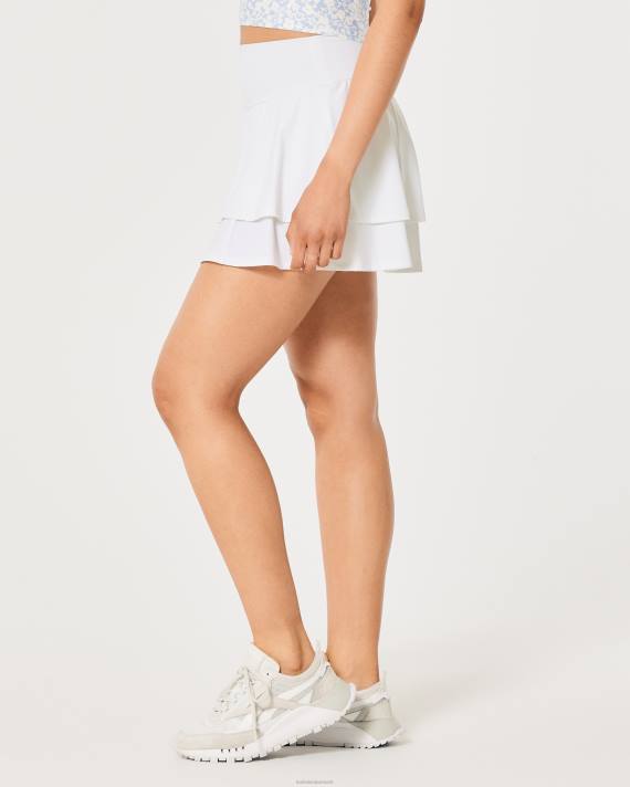 Hollister Kvinder gilly hicks aktiv energiser ultrahøjt lagdelt skortie 2H8Z627 bunde hvid