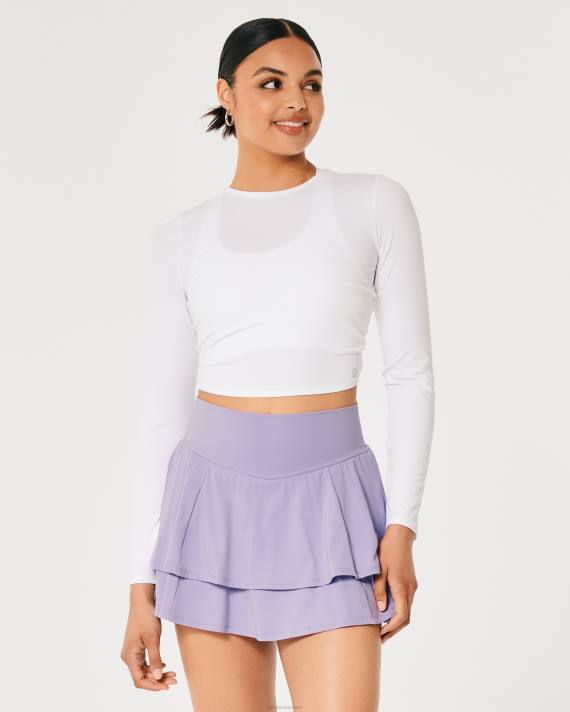 Hollister Kvinder gilly hicks aktiv energiser ultrahøjt lagdelt skortie 2H8Z671 bunde lavendel