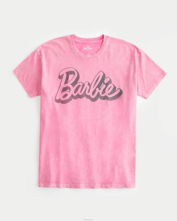 Hollister Kvinder oversized barbie t-shirt 2H8Z1 toppe lyserød