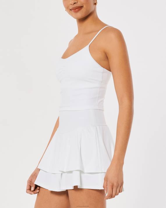 Hollister Kvinder gilly hicks aktiv genopladning cinch-front cami 2H8Z418 toppe hvid