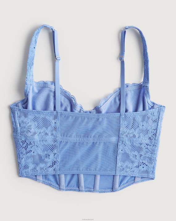Hollister Kvinder gilly hicks blonde bustier 2H8Z142 toppe blå blonder