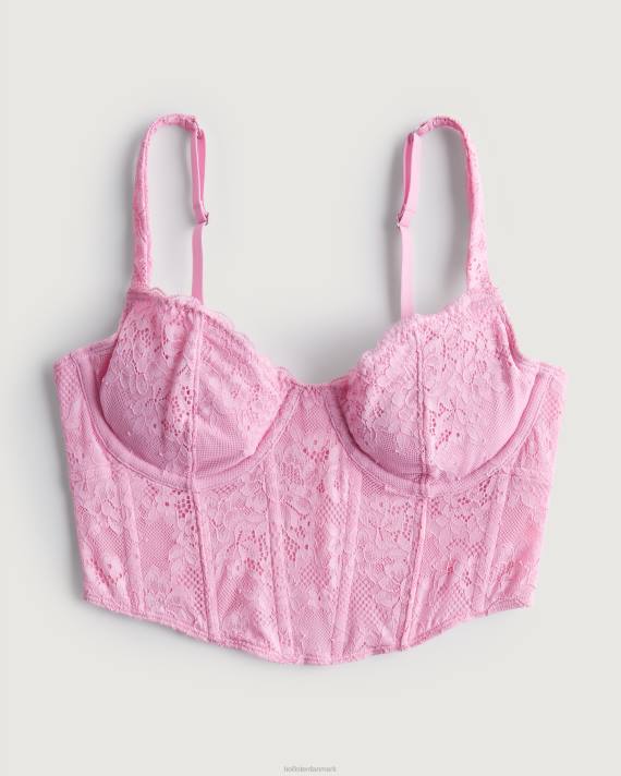 Hollister Kvinder gilly hicks blonde bustier 2H8Z145 toppe lyserød