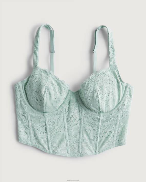 Hollister Kvinder gilly hicks blonde bustier 2H8Z437 toppe mintgrøn