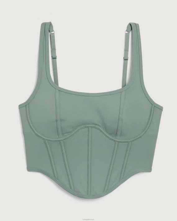 Hollister Kvinder gilly hicks bustier 2H8Z433 toppe lysegrøn