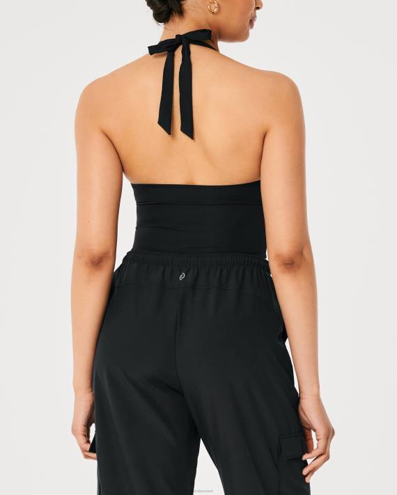 Hollister Kvinder gilly hicks mikro-modal grime bustier 2H8Z430 toppe sort