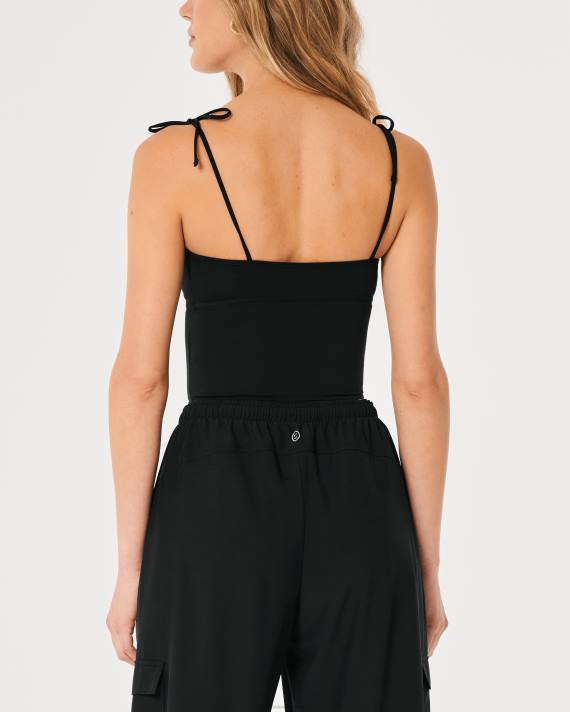 Hollister Kvinder gilly hicks mikrokorset 2H8Z125 toppe sort