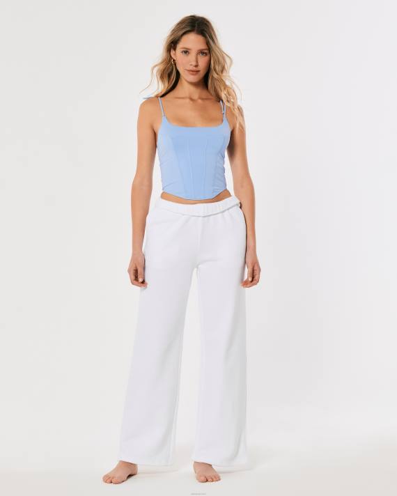 Hollister Kvinder gilly hicks mikrokorset 2H8Z434 toppe lyseblå