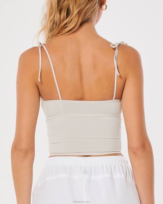 Hollister Kvinder gilly hicks mikrokorset 2H8Z439 toppe lysegrå