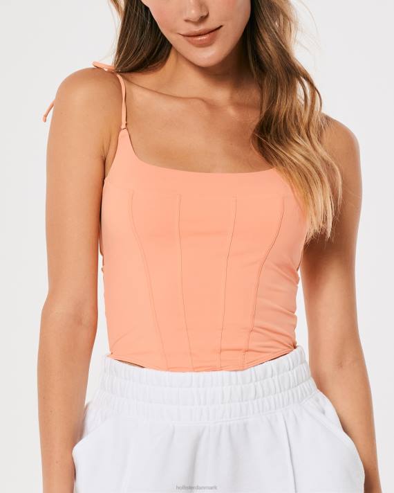 Hollister Kvinder gilly hicks mikrokorset 2H8Z456 toppe orange