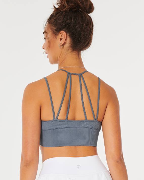 Hollister Kvinder gilly hicks strappy scoop bralette 2H8Z435 toppe mørkeblå