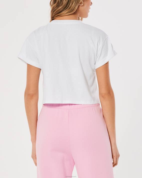 Hollister Kvinder gilly hicks active essentials boxy crew t-shirt 2H8Z182 toppe mintgrøn