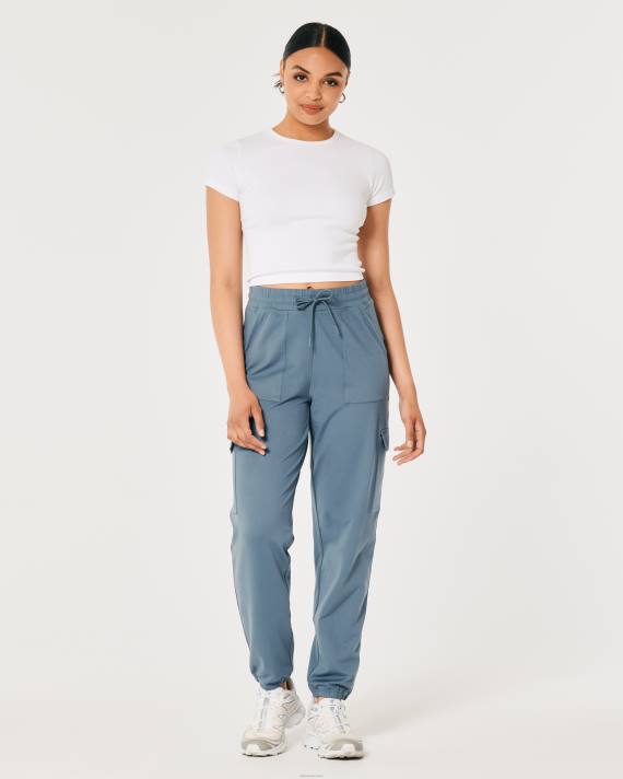 Hollister Kvinder gilly hicks aktiv sømløs besætning t-shirt 2H8Z314 toppe hvid