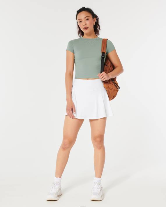 Hollister Kvinder gilly hicks crew baby sove t-shirt 2H8Z177 toppe lysegrøn