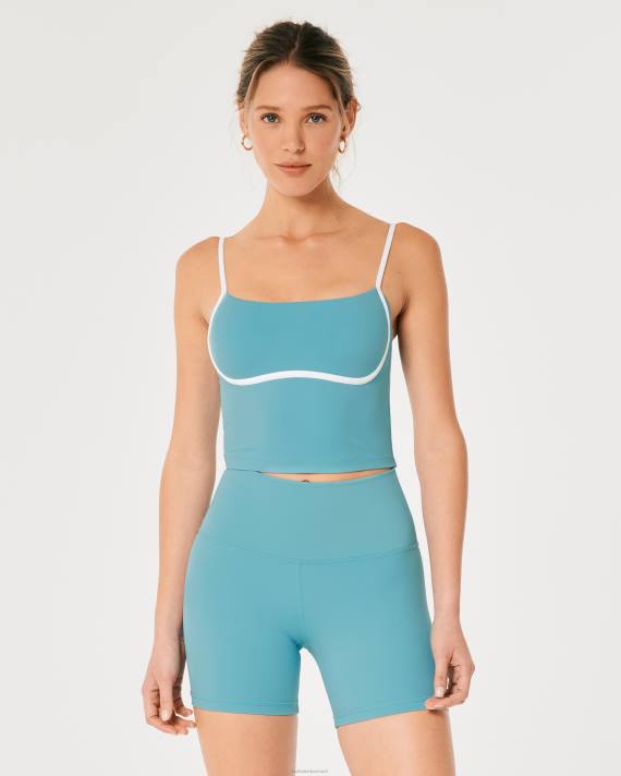 Hollister Kvinder gilly hicks aktiv energise tippet tank 2H8Z386 toppe turkis